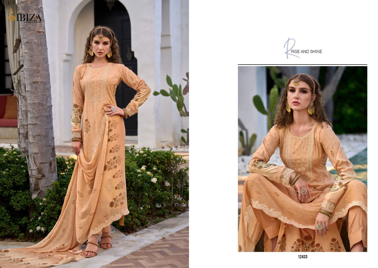 Ibiza Pandora 12428-12435 Wholesale Printed Salwar Suits Catalog